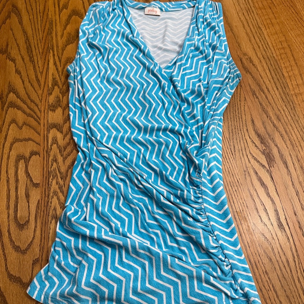 Pixley turquoise tank top